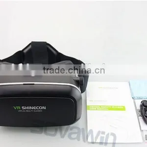 2016 Cheapest VR 3D Glasses Virtual Reality Game Player Helmet Adjustable Lens thumbnail-5