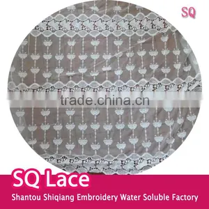 Lace Fabric Hot Organdy Embroidery Lace Milk Silk Full Lace for Accessory thumbnail-1