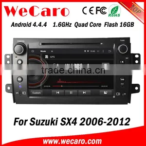 Wecaro WC-SS8081 Android 4.4.4 Car Dvd Player Quad Core Car Audio System for Suzuki Sx4 Stereo Playstore 2006 - 2012 thumbnail-1
