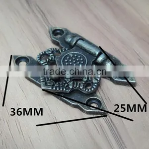Antique Butterfly Buckle Panel Antique Zinc Alloy Box Buckle thumbnail-1