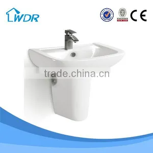 New Design Bathroom Ceramic Simple Wall Hung Washing Basin thumbnail-1