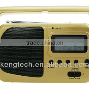 Easy Carrying Radio With Big LCD Clock thumbnail-3