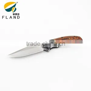 2015 Good Quality With Rose Wood Handle Stainless Steel Handmade Hunting Knife thumbnail-1