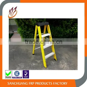 Yellow Fierglass Pultrusion Ladder Profiles Fiberglass C Channel U Channel thumbnail-6