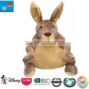 Kangaroo Backpack/plush Kangaroo Bag/soft Animal Kangaroo Backpack thumbnail-1
