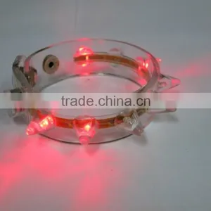 2017 Light-Up Flashing Bracelets Led Bracelet Led Silicone Bracelet thumbnail-5