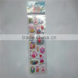 Pink Pig Sticker Manufacturer Three-dimensional Stereo 3 d Cartoon Bubble Stickers Fancy Reward Sticker Bubbles thumbnail-5