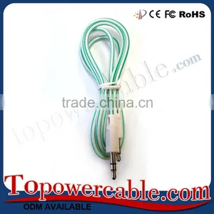 Colorful Best Mobile Phone Accessories 3.5mm High End Audio Auxiliary Cables thumbnail-1