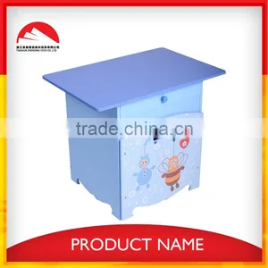 Blue Wooden Kids Separable Study Table With Drawer thumbnail-1