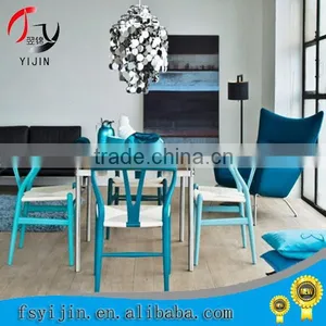 2015 Hotsell Modern Black Color Wooden Wishbone Y Chair thumbnail-1