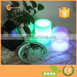 LED Embossed Flameless Candles Pastel Color Mini Candle Light thumbnail-6