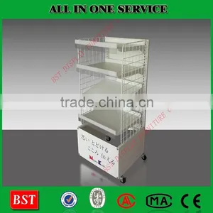 4 Tier Metal Fruit Vegetable Display Racks & Display Shelf thumbnail-1