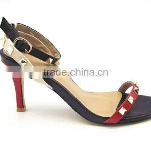 New Fashion High Heel Office Lady Summer Shoes With Rivet thumbnail-1