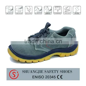 Suede Leather Low Cut Series Safety Shoes China Manufacture 9716 thumbnail-1