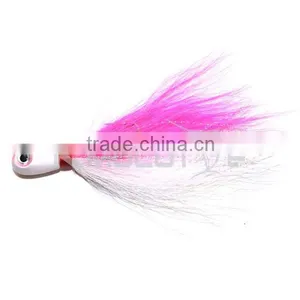 Kmucutie CFF010 Lead Head Skirts Fishing Bait Round Head Deer Hait Bait thumbnail-1