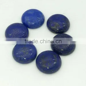 Lapis Round Cabochon Gemstone Factory Price Cab Polish thumbnail-1