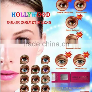17 Colors Hot Sale Hollywood Color Contact Lenses thumbnail-1