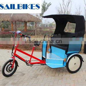 Adult Electric Rickshaw With Pedals thumbnail-4