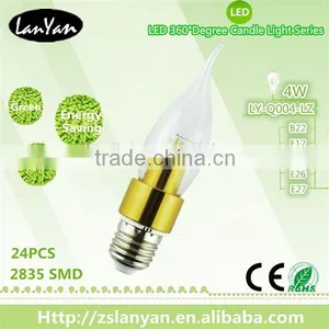 4w E12 Candle Lamp Led With CE ROHS Made in China, Led Candle Bulb Lamp 4w thumbnail-5