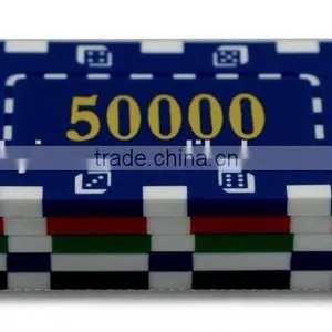 New Rectangular Chips Model,hot Stamping Value Rectangular Poker Chip thumbnail-3