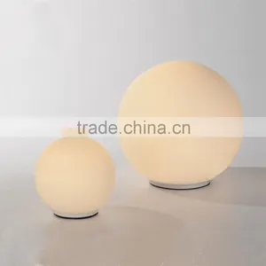 Decorative Hand Knitting Cover Glass Bedside Table Lamp With White Glass Lamp Shade thumbnail-3