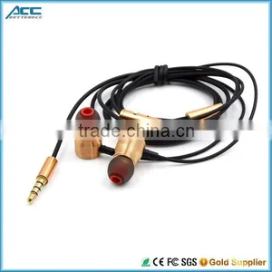 Gold Heavy Metal Earphones for Music thumbnail-3