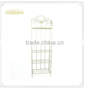 Cheap 3 Tiers Metal Display Book Rack Portable Book Shelf thumbnail-1