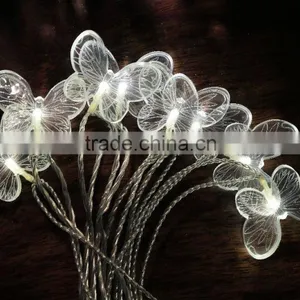 Xmas 10LED Butterfly Light Chain thumbnail-1