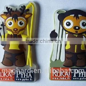 Free Samples Souvenir Promotional Gifts 2D or 3D Soft Pvc Kids Fridge Magnets Custom thumbnail-2