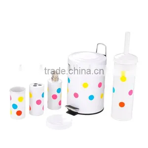 4 Pcs Modern Simple Round Color Hotel Bathroom Set Price thumbnail-6