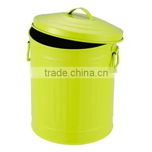 Kitchen Compost Bin Green Container Countertop Waste Recycle Food Container Bin for Storage thumbnail-2