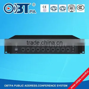 Audio Distribution Amplifier 60w-650w, 4-zones Hotel Background Music pa Amplifier thumbnail-1