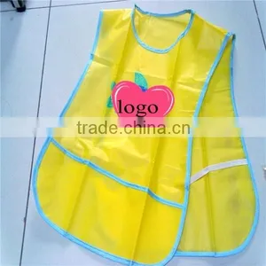 Washable Eco-friendly Print Logo on Child/baby Plastic PVC/PEVA Apron for Dinner thumbnail-3