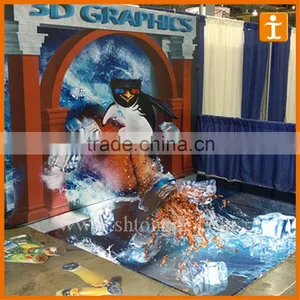 Custom Good Quality Full Colour Print Anti Slip Scratch Resistant Anti Sweep Floor Decals thumbnail-1