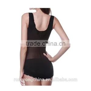 Women's Lace Bodyshaper Corset Body Briefer Bodysuit Slimming Shapewear thumbnail-3