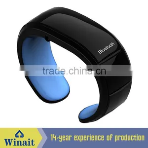 Wireless Bluetooth Bracelet With Hands Free & Music Player With Vibrate Alarm WT-20 thumbnail-1
