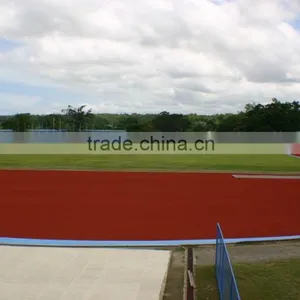 All Weather Athletic Running Track/ Prefabricated Rubber Running Track Surface thumbnail-4
