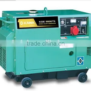 KAMA 5.25/6.25kva DC Output Three Phase Small Diesel Generator Silent Type for Sale thumbnail-1