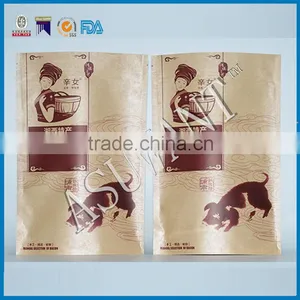 Custom Made Zip Lock Plastic Bag /brown Resealable Kraft Paper Stand up Bags Quality Choice thumbnail-5