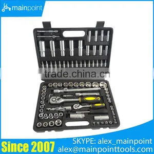 94 Pcs Socket Set 1/4" And 1/2" thumbnail-1