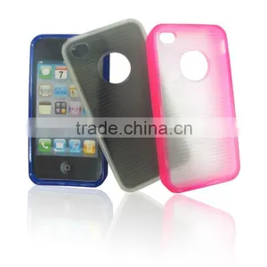Pc and Tpu Case for Iphone 4s Double Injection Mobile Phone Case thumbnail-1