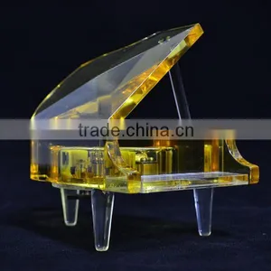 Crystal Music Box With High-end Crystal Material Pull String Music Box for Toys thumbnail-5
