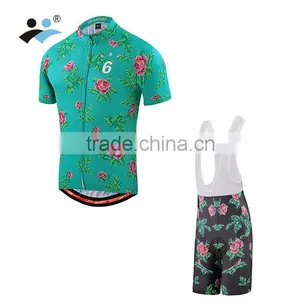 Special Fashion Design Unisex Cycling Jersey Bib Shorts Set Without MOQ thumbnail-1