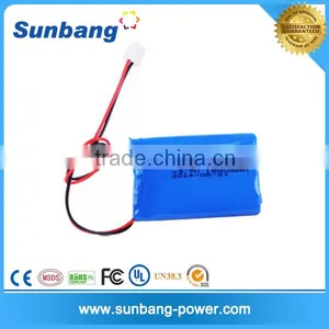 CE FCC MSDS ROHS Certification Approved Rechargeable 103450 3.7v 1800mah Lithium Polymer Battery for Electric Device thumbnail-2