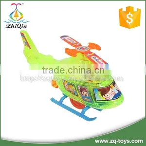 Kids Plastic Pull String Toy Plane With Light thumbnail-1