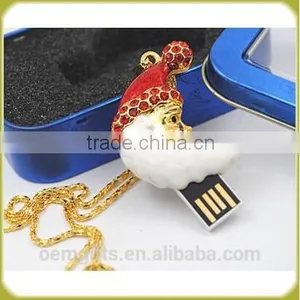 Bedazzling Christmas Santa Claus Flash Drive thumbnail-1