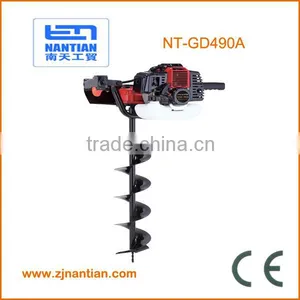 Gasoline Earth Auger 49cc Earth Drill One Person Ground Hole Drilling Machines thumbnail-1