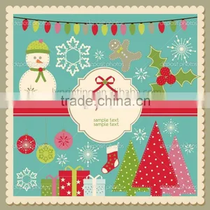 2016 Handmade Christmas Card New Year Greeting Card Printing thumbnail-2
