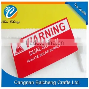 Yellow Cheap ABS Warning Sign thumbnail-6