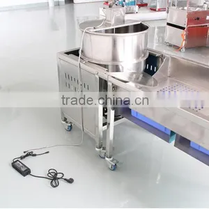 Stainless Steel LPG Heating Popcorn Machine Electric Mixer Function thumbnail-5